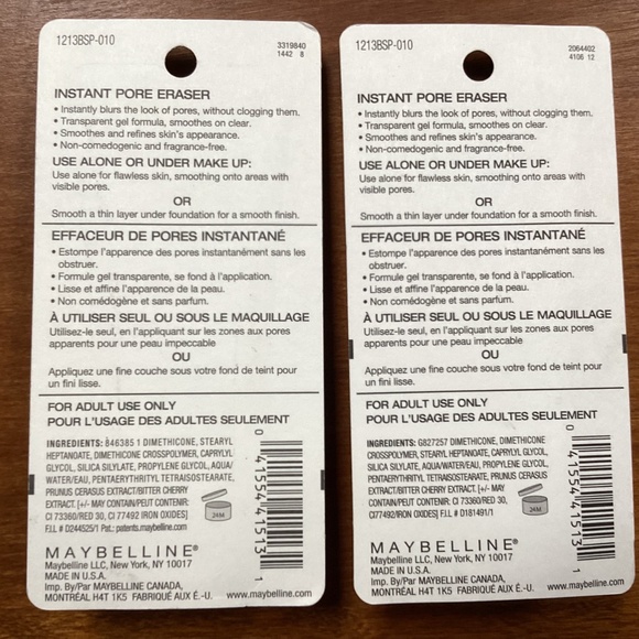 Maybelline Baby Skin 010 Clear Transparent Instant Pore Eraser Bundle - Picture 5 of 8